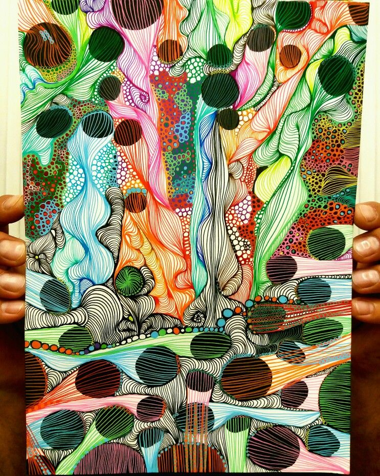 743x929 Pin By Baiq Reyhan On Painting Influence Doodles - Zentangle Painting