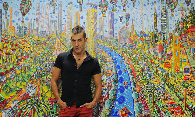 640x383 Raphael Perez Artwork Zentangle Color Painting Original - Zentangle Painting