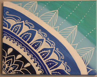 340x270 Rose Zentangle Watercolor Painting - Zentangle Painting