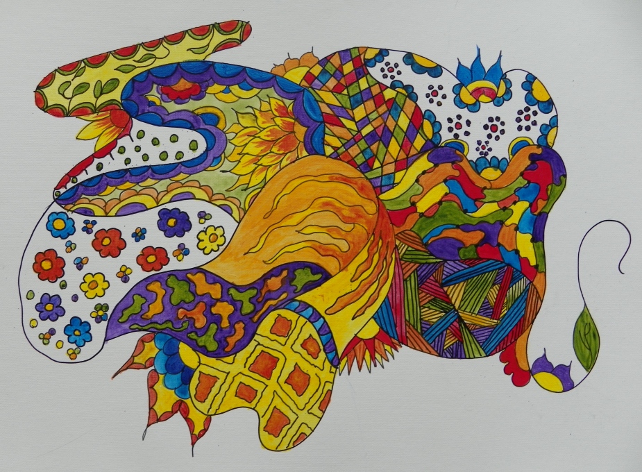 925x680 Zentangle Painting The Journal Of A Struggling Artist - Zentangle Painting