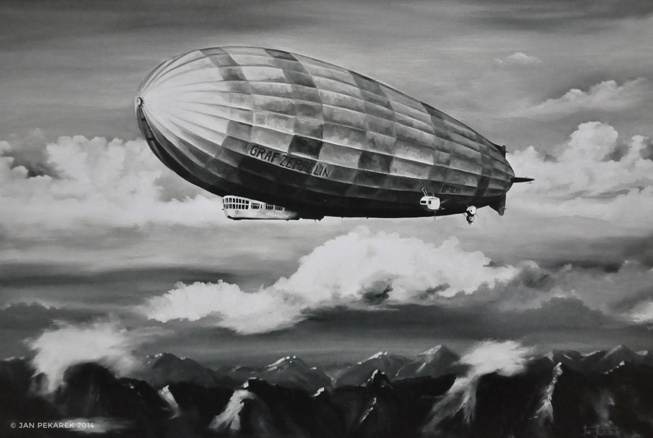 Zeppelin Painting at Explore collection of
