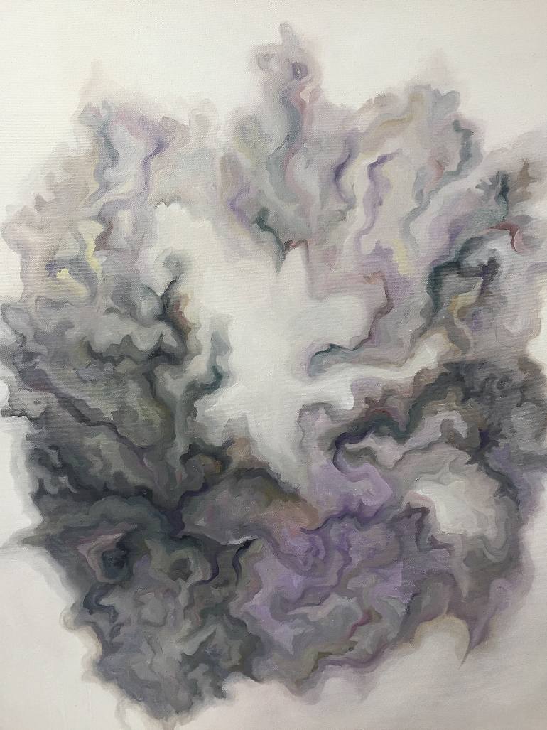 770x1027 Saatchi Art Point Zero Painting By Maria Dellaporta - Zero Painting