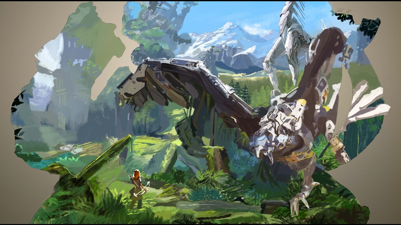 1280x720 Speed Painting 57 Horizon Zero Dawn - Zero Painting