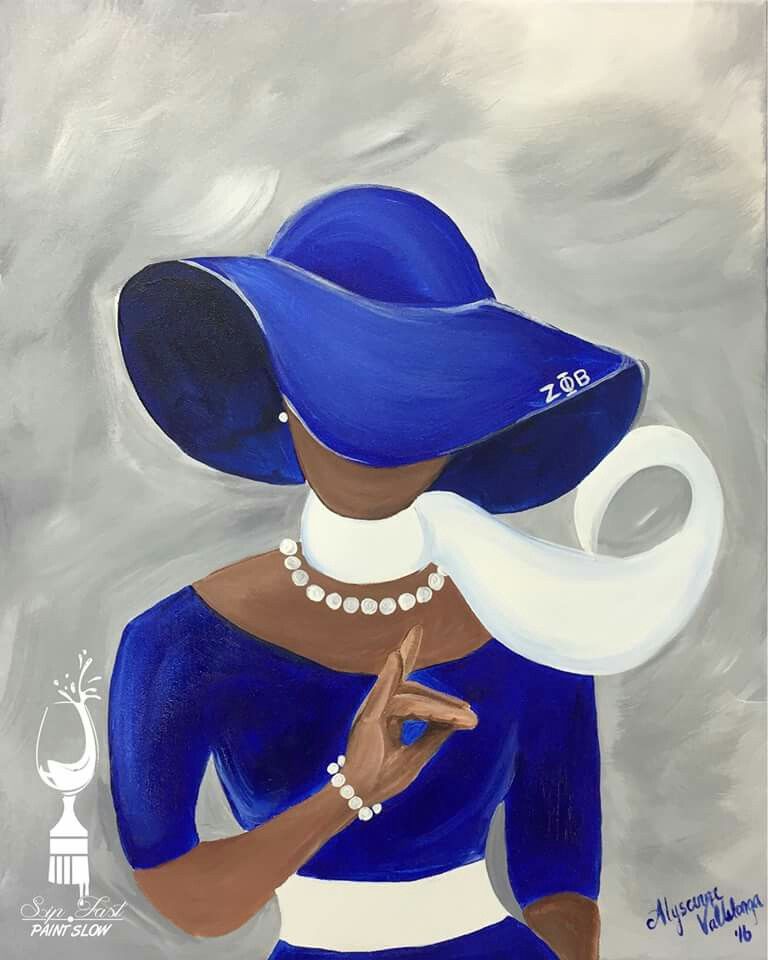 Zeta Phi Beta Painting At Explore Collection Of Zeta Phi Beta Painting