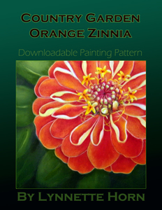 232x300 How To Paint Zinnia Flowers - Zinnia Flower Painting