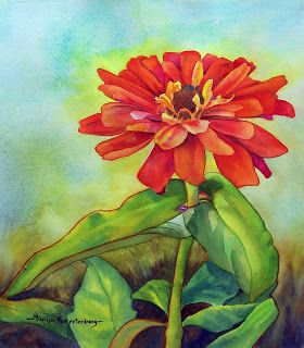 280x320 The 365 Best Hermann Hesse - Zinnia Flower Painting
