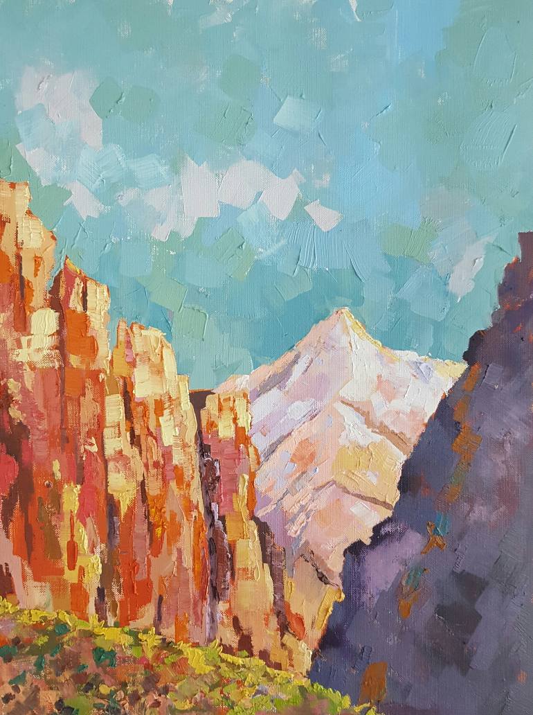 770x1032 Saatchi Art Zion National Park - Zion National Park Painting