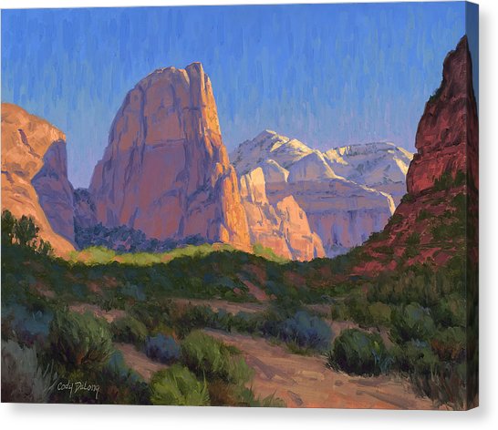 546x472 Zion National Park Canvas Prints Fine Art America - Zion National Park Painting
