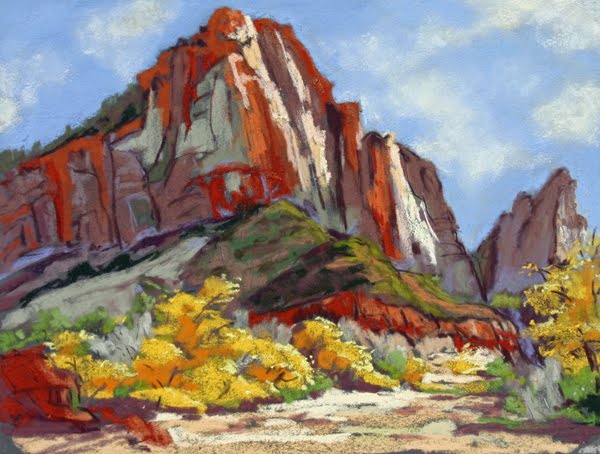 600x454 Fine Art By Patricia Rose Zion National Park - Zion National Park Painting