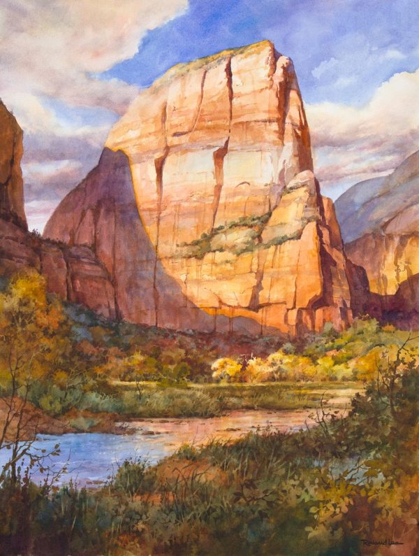 600x795 Zion National Park Roland Lee - Zion National Park Painting