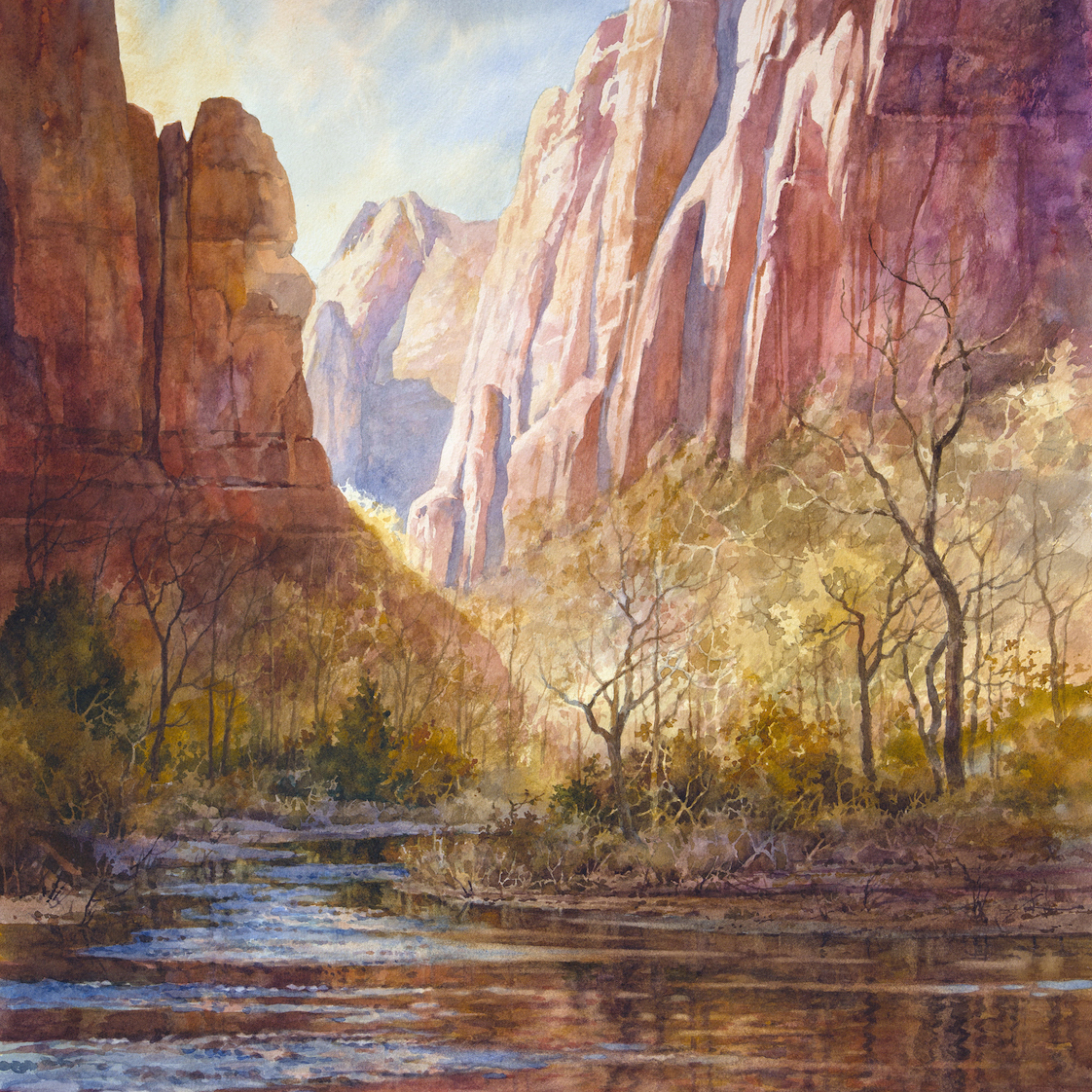 1122x1122 Zions Bank Dedicates Gallery To Zion National Park Zion Natl - Zion National Park Painting