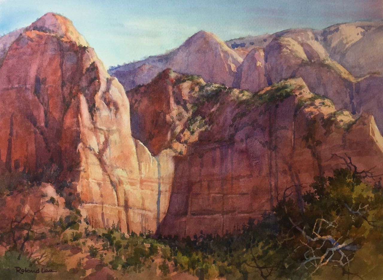 1280x937 Paintings Of Zion National Park - Zion National Park Painting