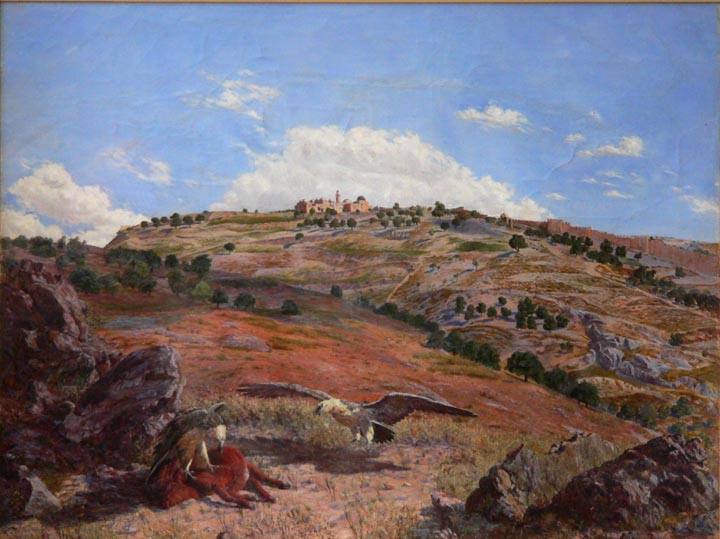 720x539 Thomas B. Seddon's Mount Zion - Zion Painting