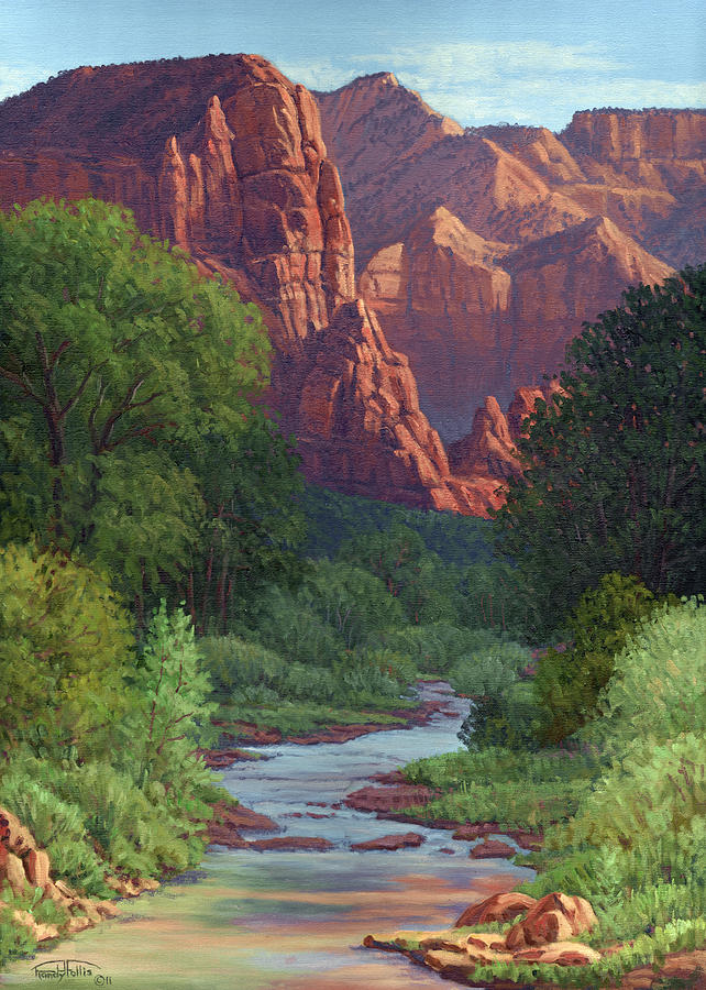 642x900 Zion Painting By Randy Follis - Zion Painting