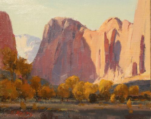 500x395 Zion Painting Canyon Utah Salt Lake City City Creek Center - Zion Painting