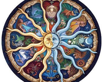 340x270 Zodiac Painting Etsy - Zodiac Painting