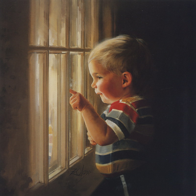 800x798 Donald Zolan Oil Painting,portrait,childhood Oil Painting,art,oil - Zolan Painting