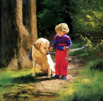 350x344 Forest Friends - Zolan Painting