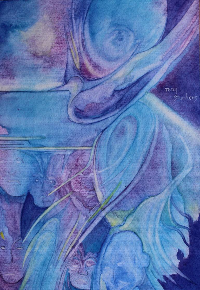 770x1112 Saatchi Art Zombie Painting By Tony Stuckens - Zombie Painting