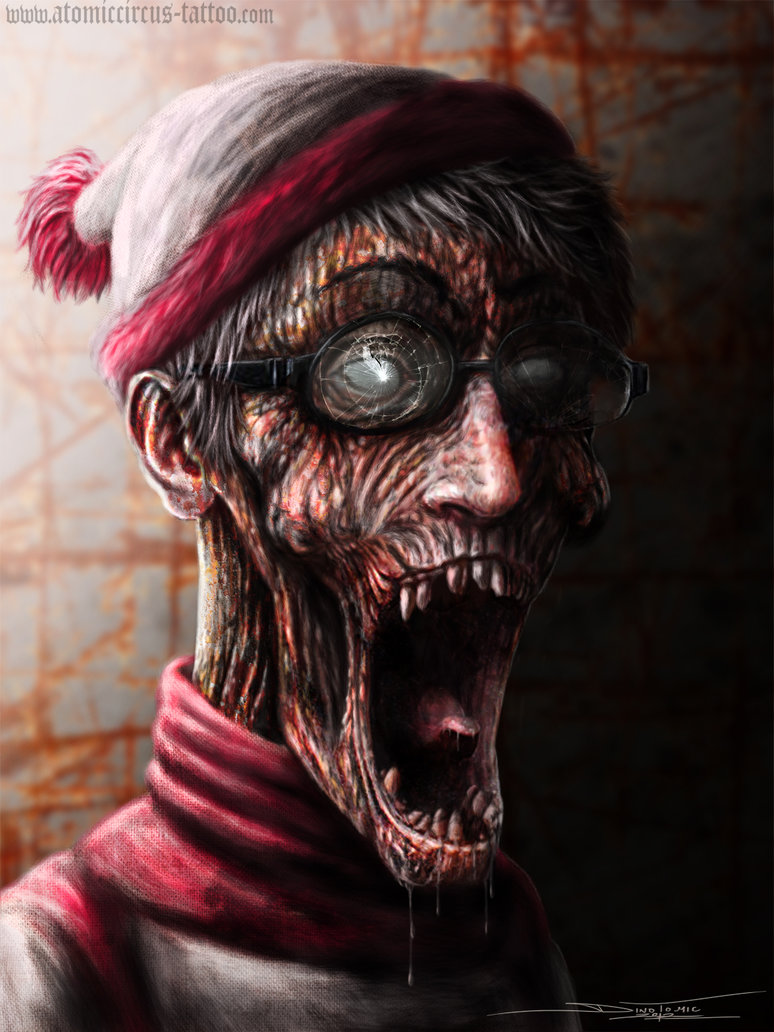 774x1032 Waldo Zombie Digital Painting By Atomiccircus - Zombie Painting