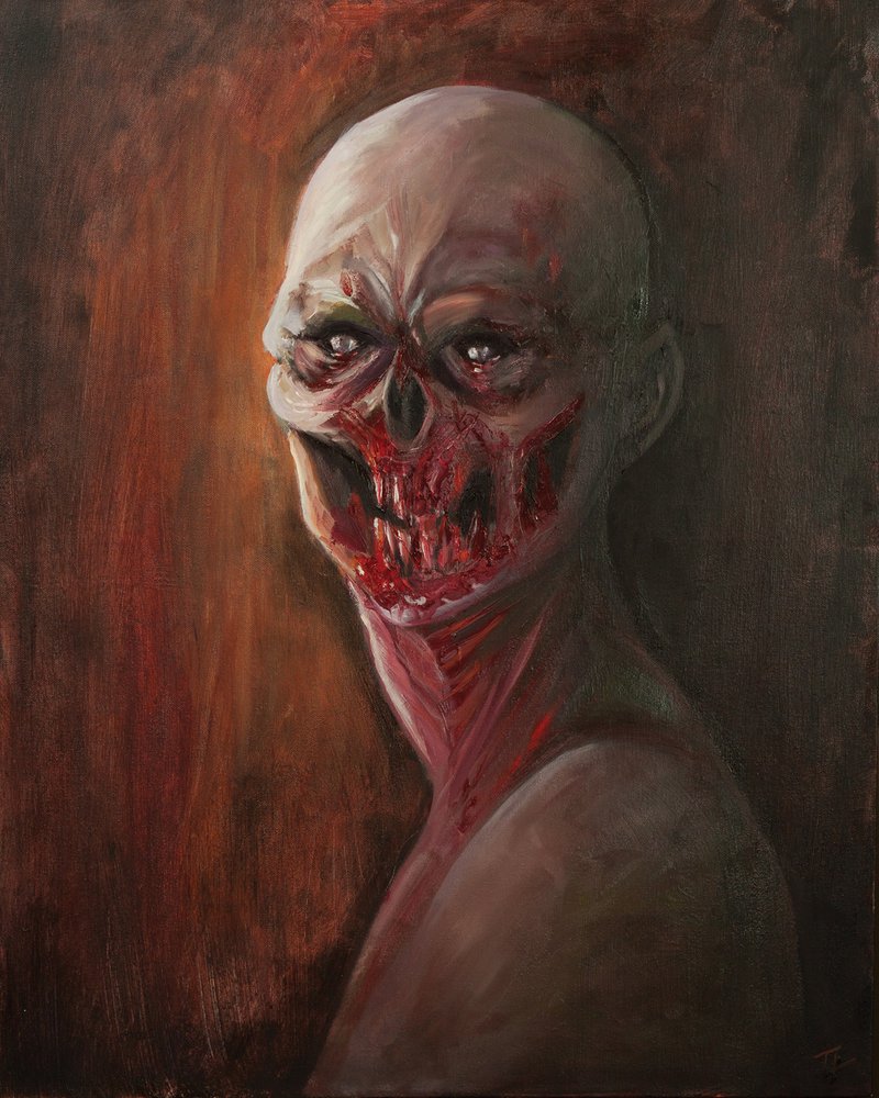 800x1000 Zombie Painting By Tree27 - Zombie Painting