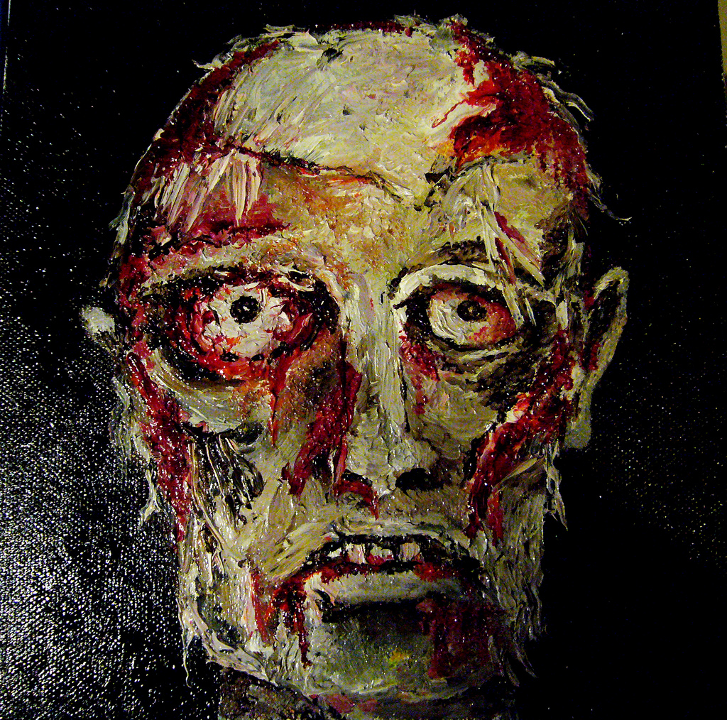 1024x1014 Zombie Painting Sarah - Zombie Painting
