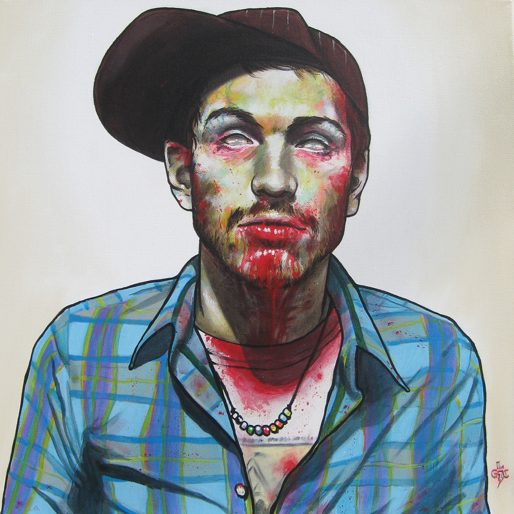 1024x1024 Grayson Castro Zombies Empty Kingdom - Zombie Painting
