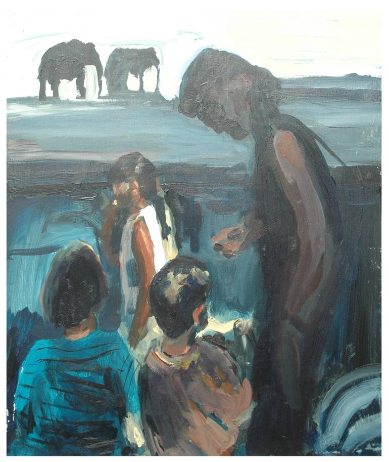 770x913 Saatchi Art Day - Zoo Painting