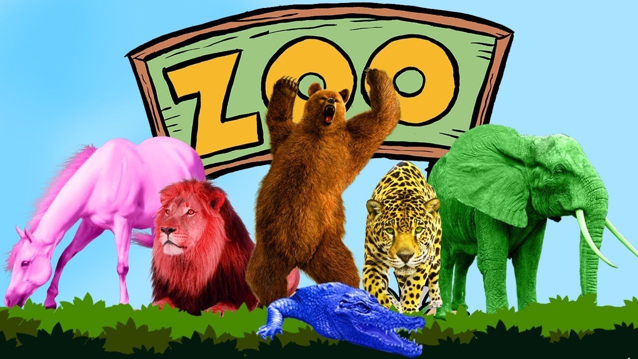 Zoo Painting For Kids at PaintingValley.com | Explore collection of Zoo ...