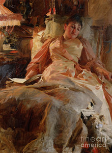 220x300 Etude Eclairage Painting By Anders Zorn - Zorn Painting