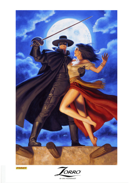 262x360 Zorro Poster Prints And Posters Spiderwebart Gallery - Zorro Painting