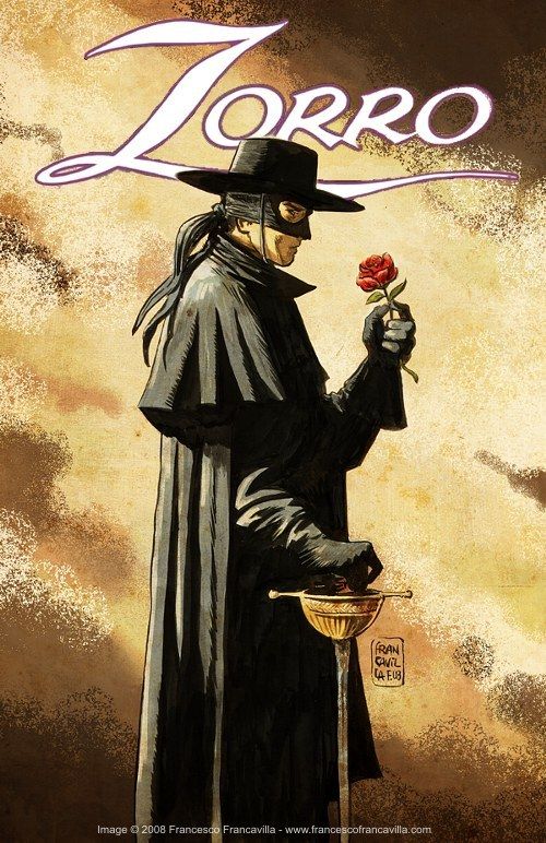 500x772 Zorro My Favourite Character Heroes And Villains - Zorro Painting