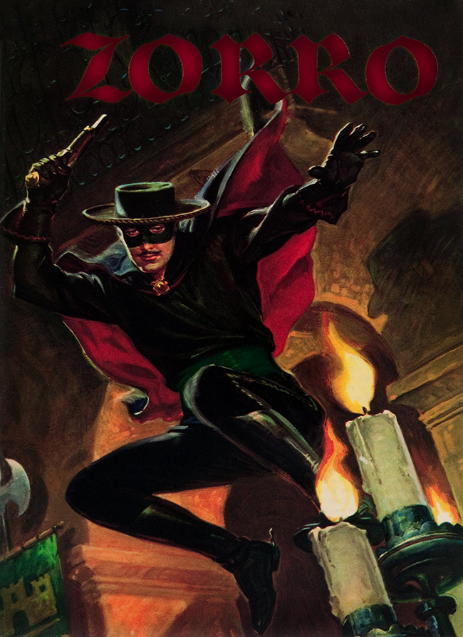 650x894 Zorro Painting 8 12 X 11 - Zorro Painting