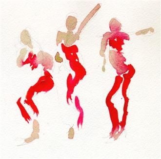 330x325 Zumba Dance Painting My Zumba Love Dancing - Zumba Painting