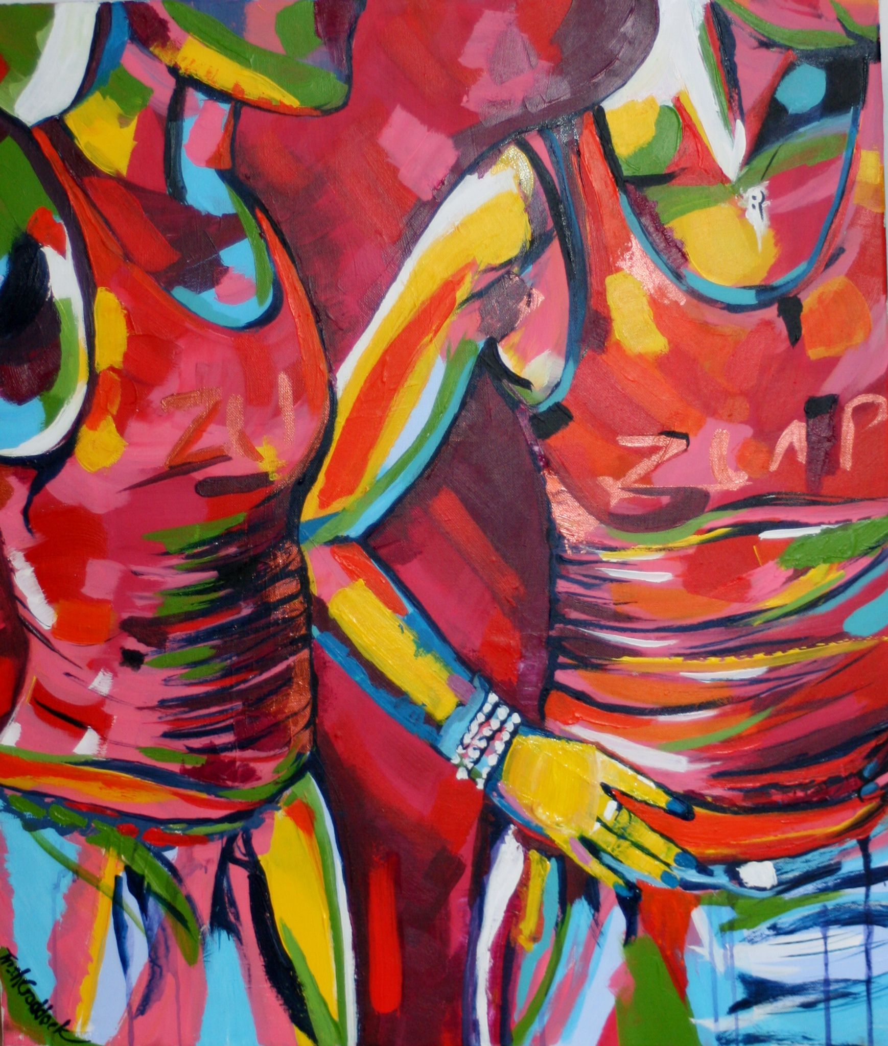 1738x2048 Zumba Heat The Joy Of Colours Painting Ideas Paintings - Zumba Painting