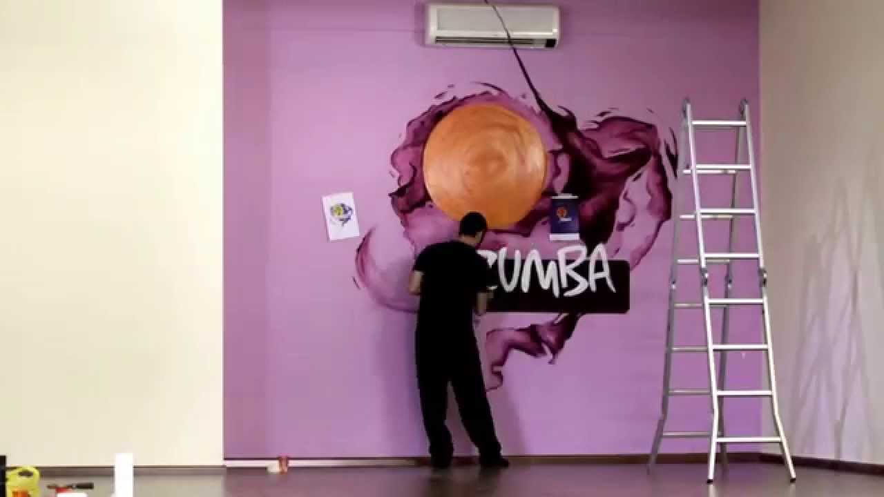 1280x720 Zumba Wall Painting By Wine - Zumba Painting