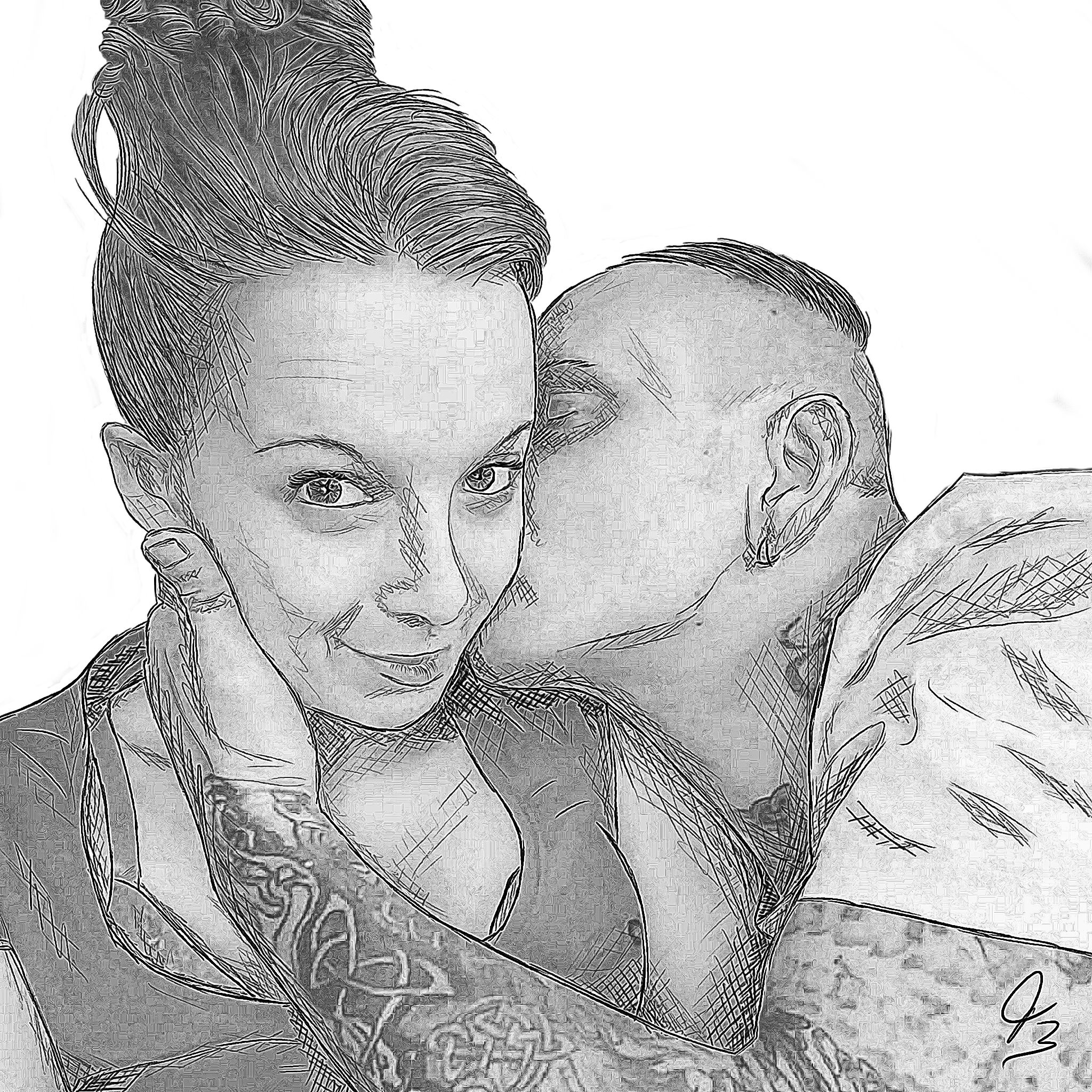 2048x2048 Pencil Sketch 007 (With Help From My Pc)... For Art Inquiries Just - 007 Sketch