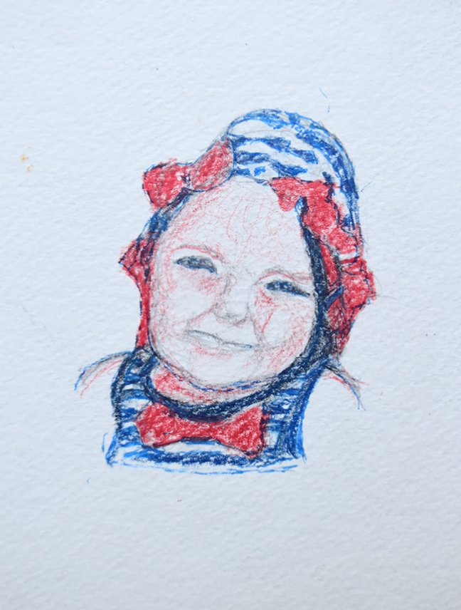 648x856 Portrait Drawing - 007 Sketch