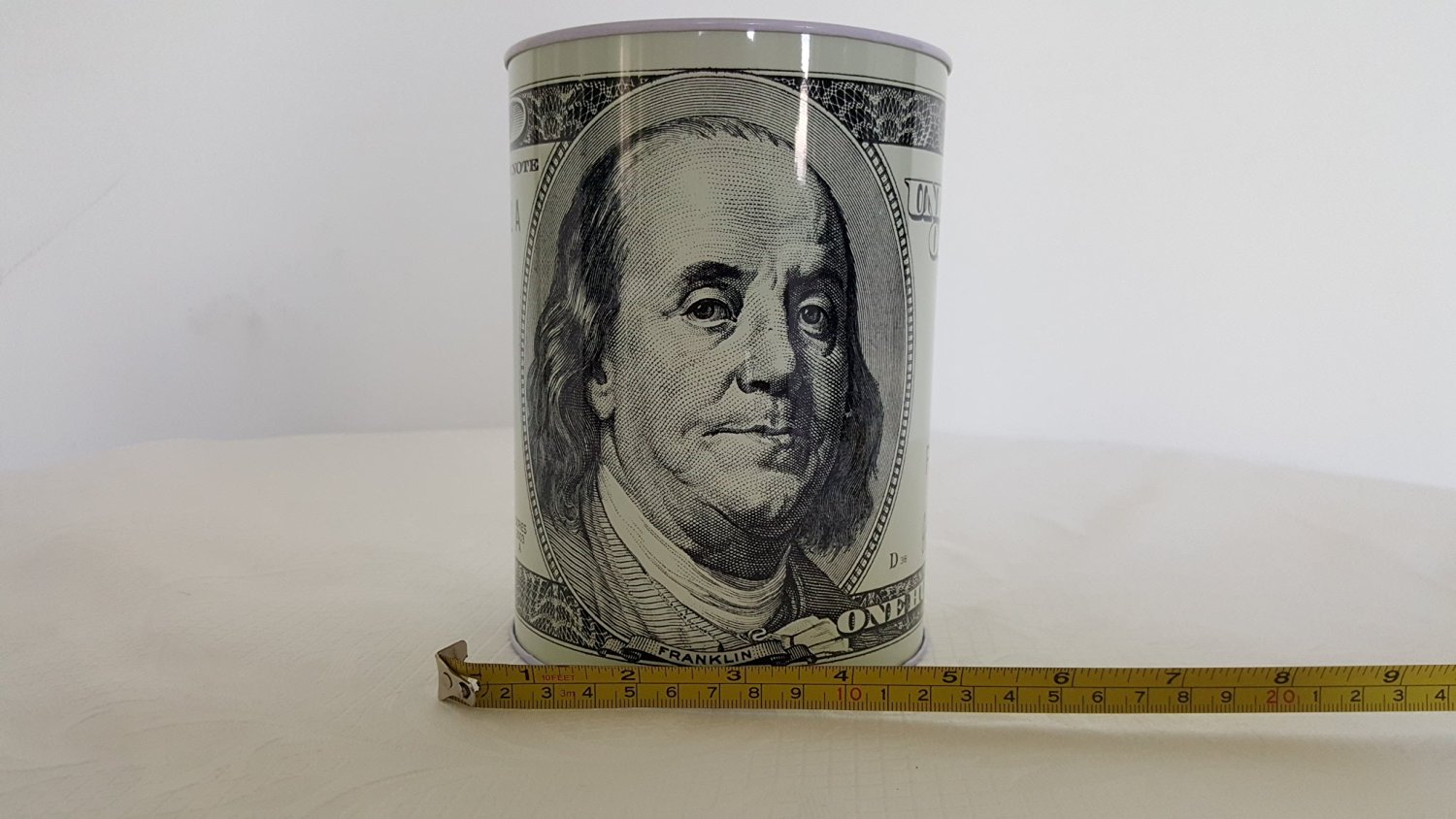 1500x844 Buy 100 Dollar Bill Tin Money Bank Large Jumbo, Bank Note Tin - 100 Dollar Bill Sketch