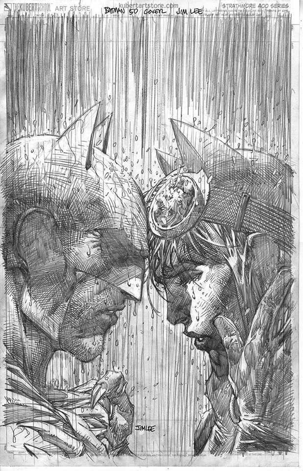 617x960 Batman - 100 Sketch