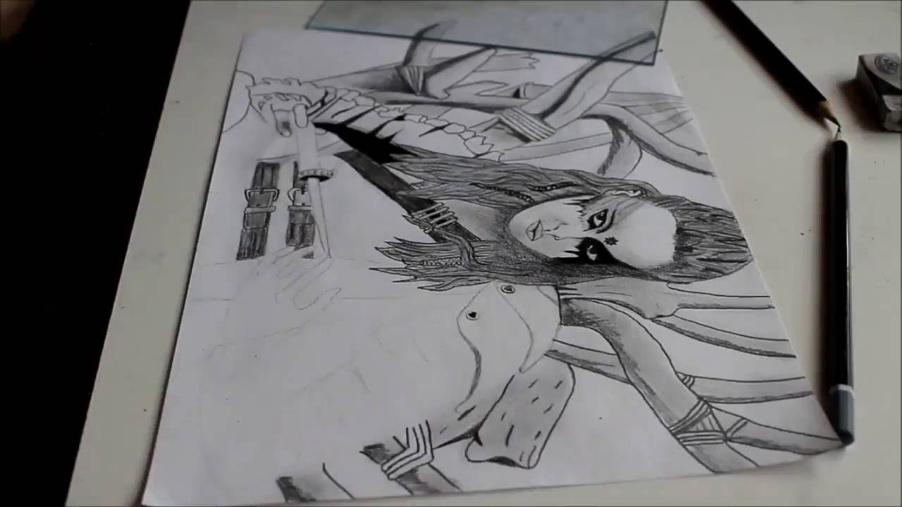 1280x720 Speed Drawing Lexa - 100 Sketch