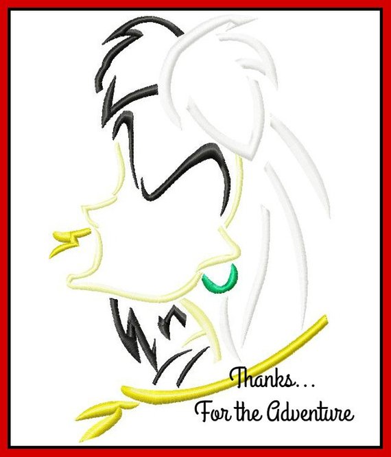 570x666 Cruella Deville From 101 Dalmatians Sketch Digital Embroidery Etsy - 101 Dalmatians Sketch