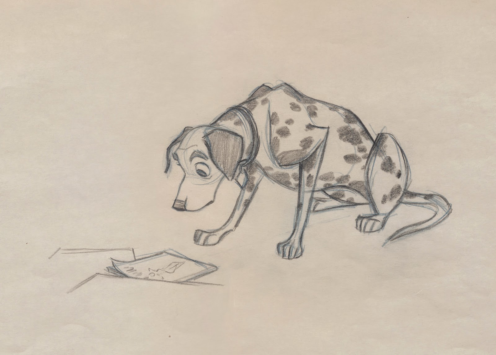 1600x1145 Deja View Pongo - 101 Dalmatians Sketch