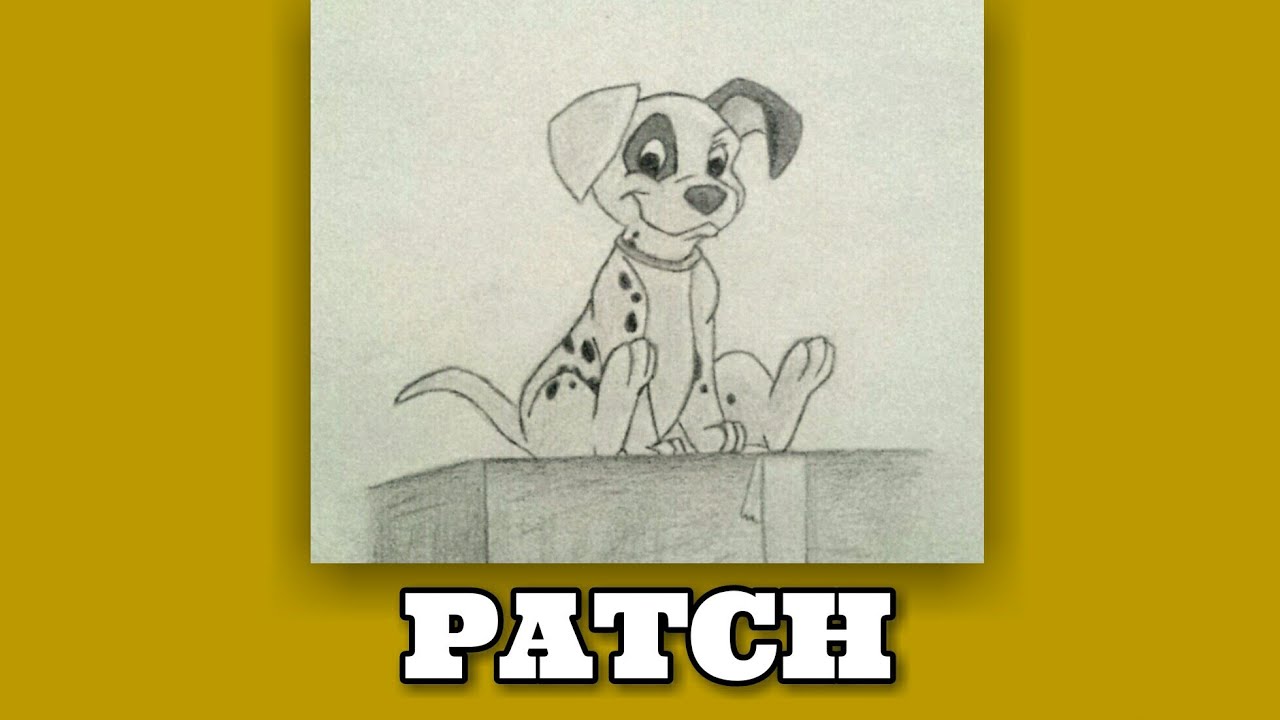 1280x720 Pencil Drawing Of Patch 101 Dalmatians - 101 Dalmatians Sketch