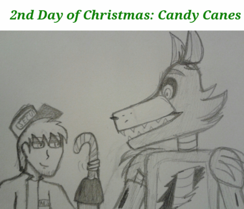 480x412 Fnaf 12 Days Of Christmas Day 2 By Izzyninja - 12 Days Of Christmas Sketch