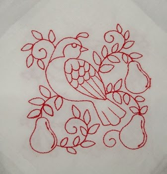 336x351 Quilt, Knit, Run, Sew Machine Embroidery - 12 Days Of Christmas Sketch