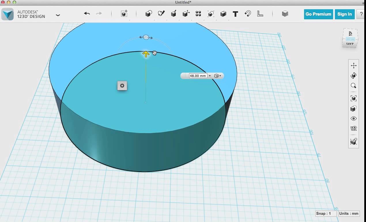1270x770 123d Sketch Tools Sketch Rectangle, Sketch Circle Etc. - 123d Sketch