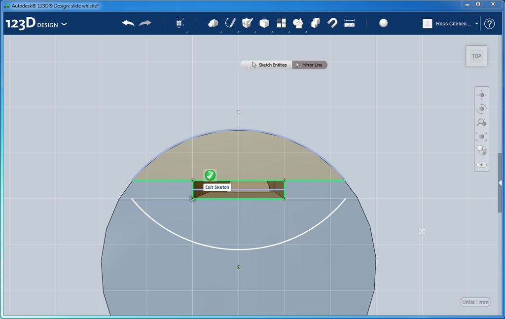 1024x647 Making A Slide Whistle In 123d Design 9 Steps (With Pictures) - 123d Sketch