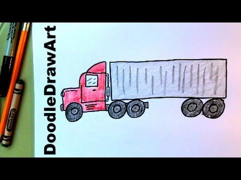 Amazing How To Draw An 18 Wheeler of all time Don t miss out 
