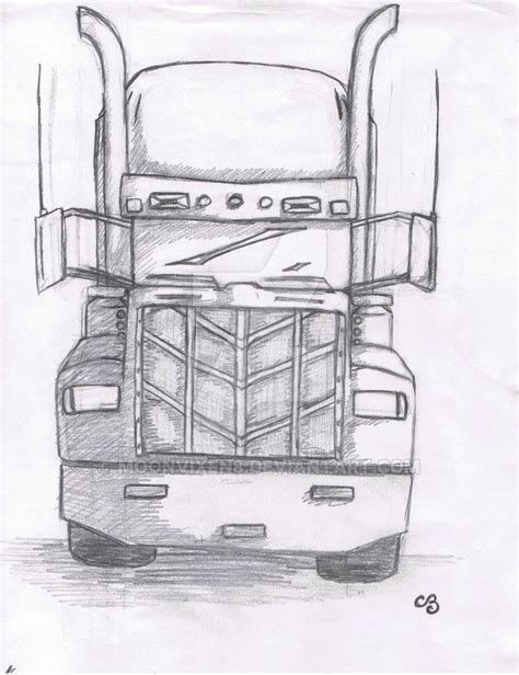474x616 Image Result For Semi Truck Drawings 18 Wheeler Laser Cutting - 18 Wheeler Sketch